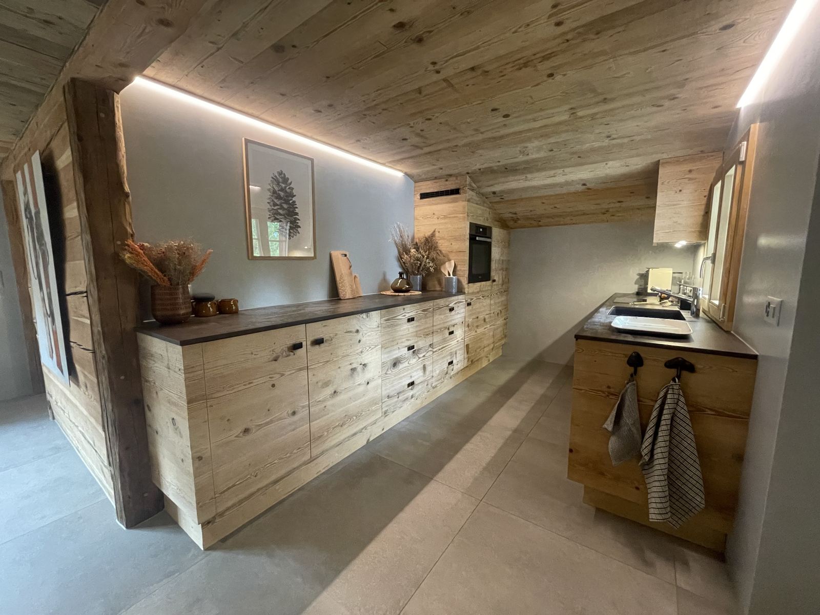 Cuisine en bois clair